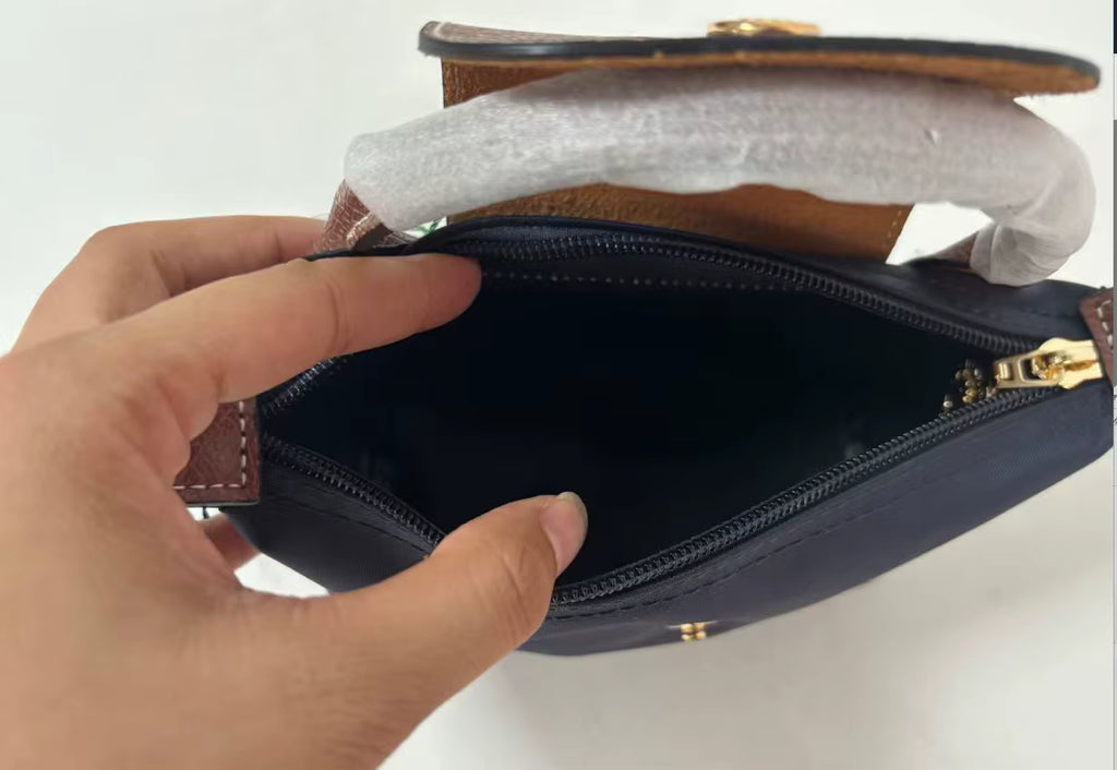Mini Dumpling Bag - Y2K Nylon Crossbody Phone Bag | Waterproof Shoulder Purse