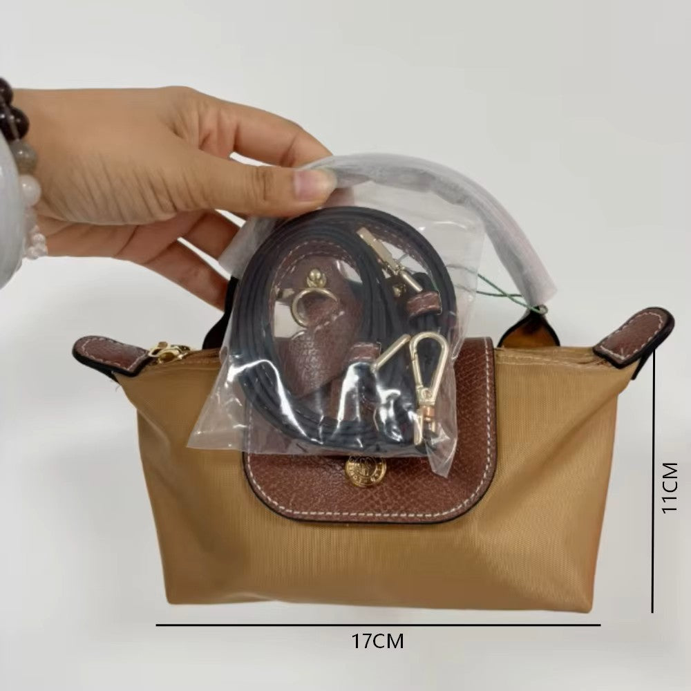 Mini Dumpling Bag - Y2K Nylon Crossbody Phone Bag | Waterproof Shoulder Purse