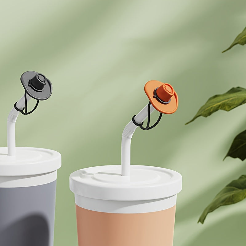 Cowboy Hat Straw Toppers 5pc Set