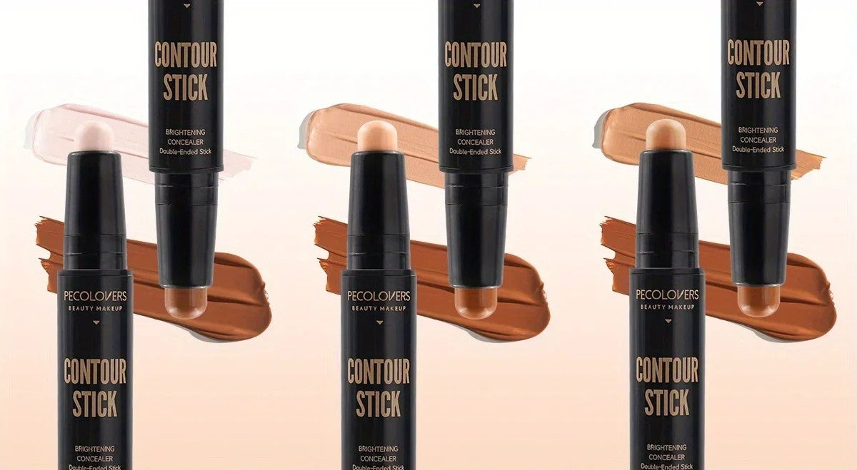 Double Head Highlight Pen – Waterproof Liquid Contour & Concealer Stick Assorted Shades