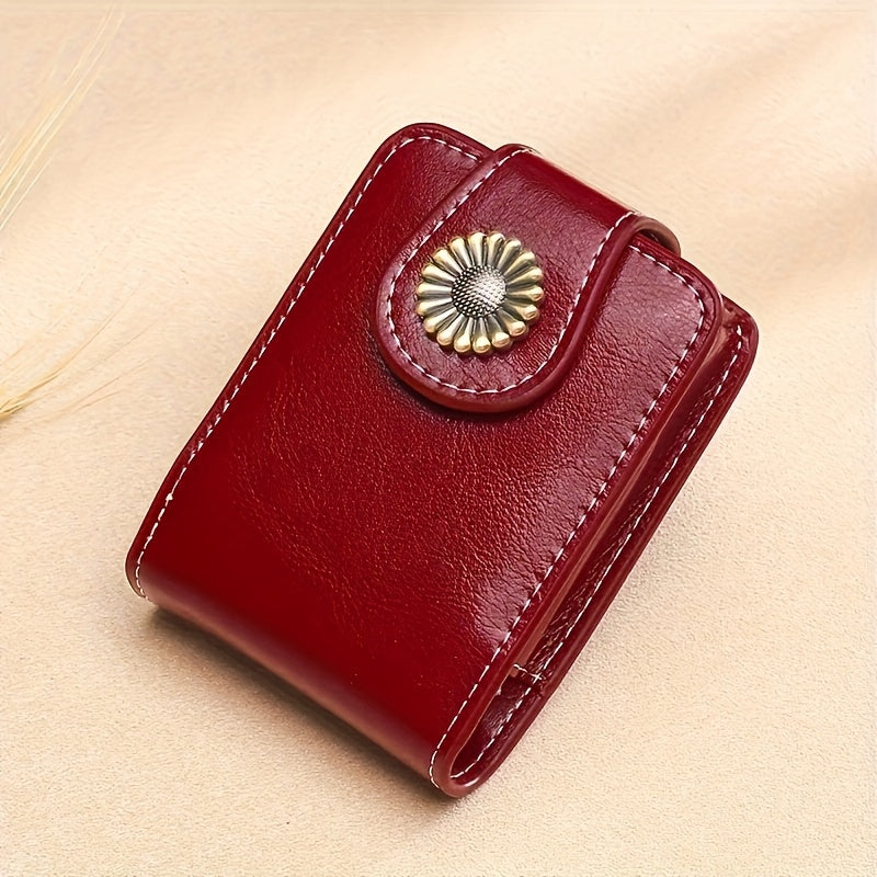 Mini Portable Lipstick Case with Mirror – Compact Travel Makeup Organizer