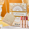 Mini Matte Velvet Lipstick Set – 3 Colors with Golden Chain Bag