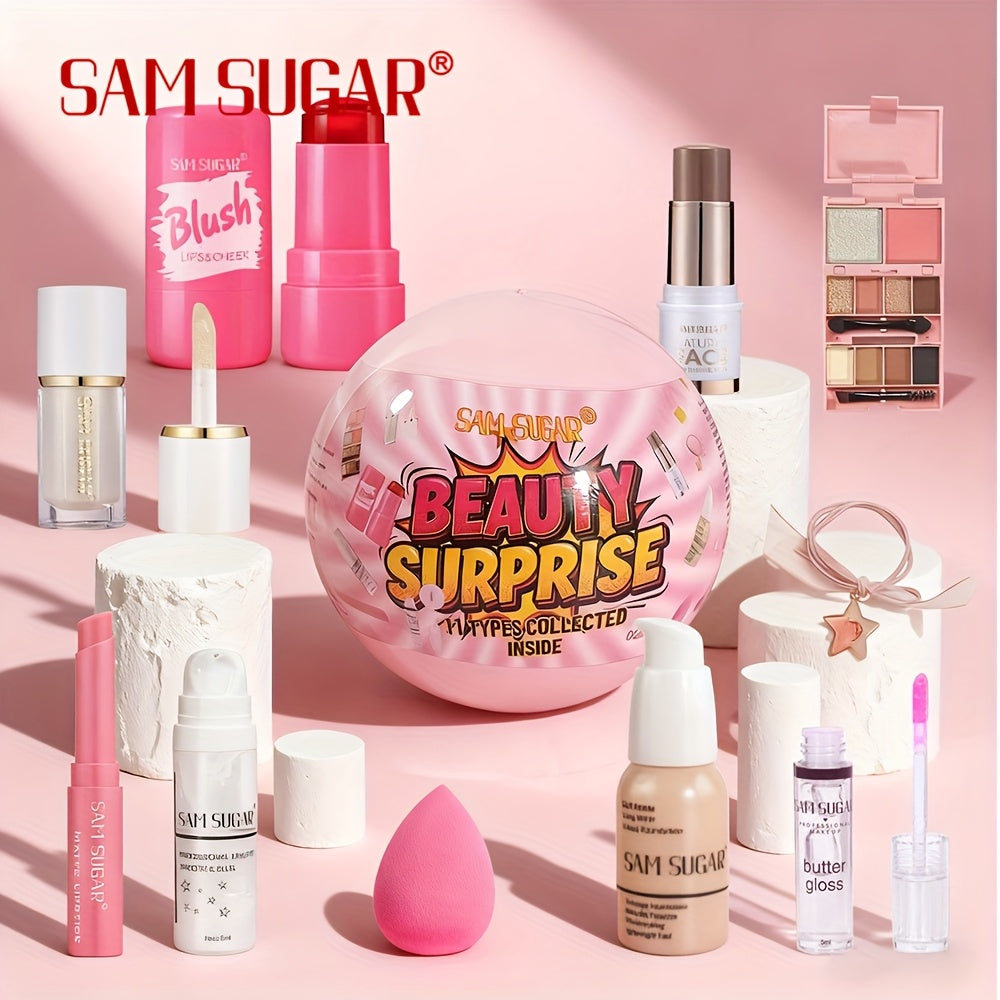 Mini Makeup Gift Set - 8/11 Piece Cosmetics Collection Sphere