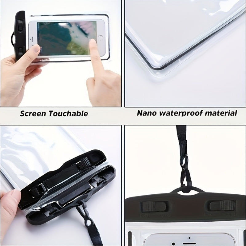 Mini Universal Waterproof Phone Pouch – PVC Case for iPhone & Android