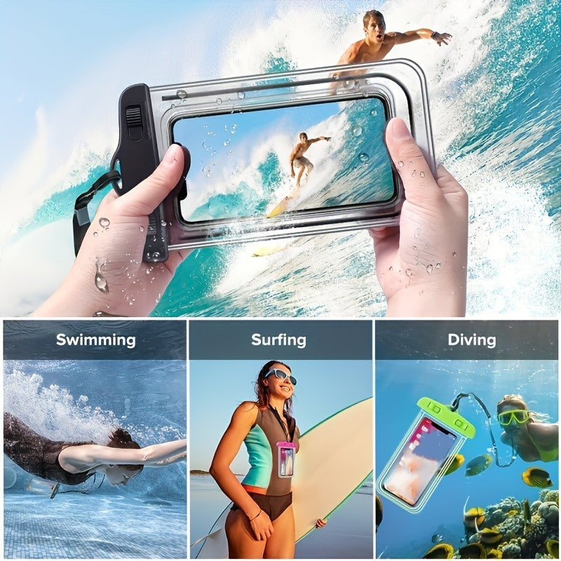Mini Universal Waterproof Phone Pouch – PVC Case for iPhone & Android