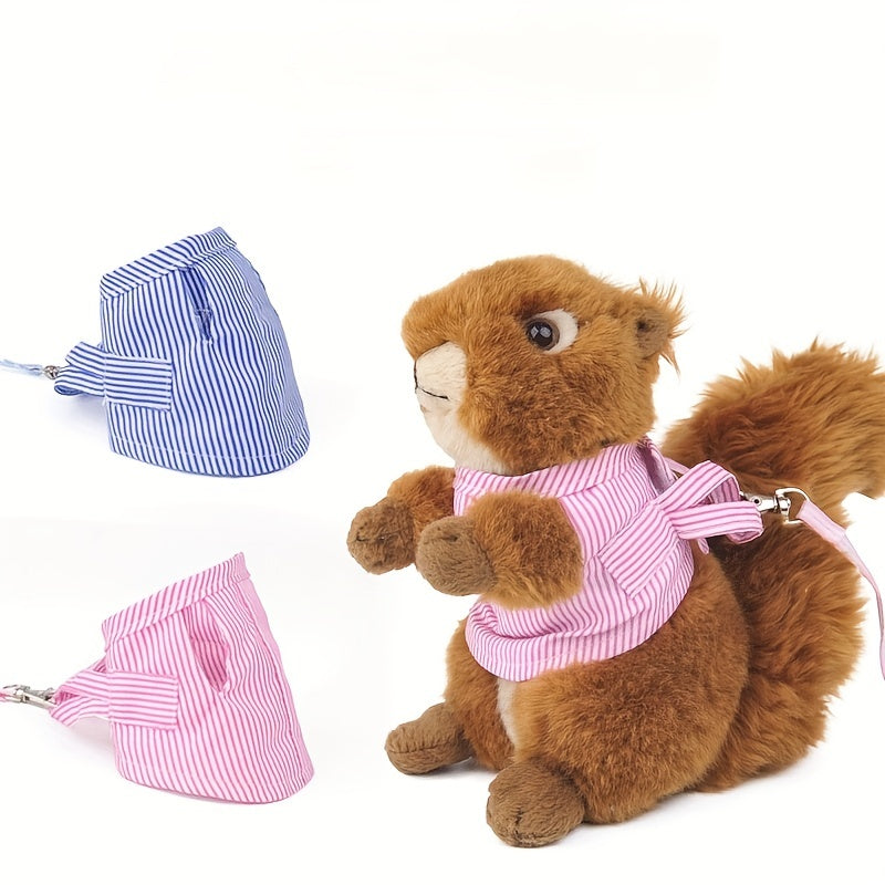Mini Bunny Harness & Leash Set - Small Pet Walking Harness for Rabbits & Guinea Pigs