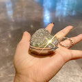 Mini Luxury Love Medicine Box – Diamond-Decorated Pill Storage Case