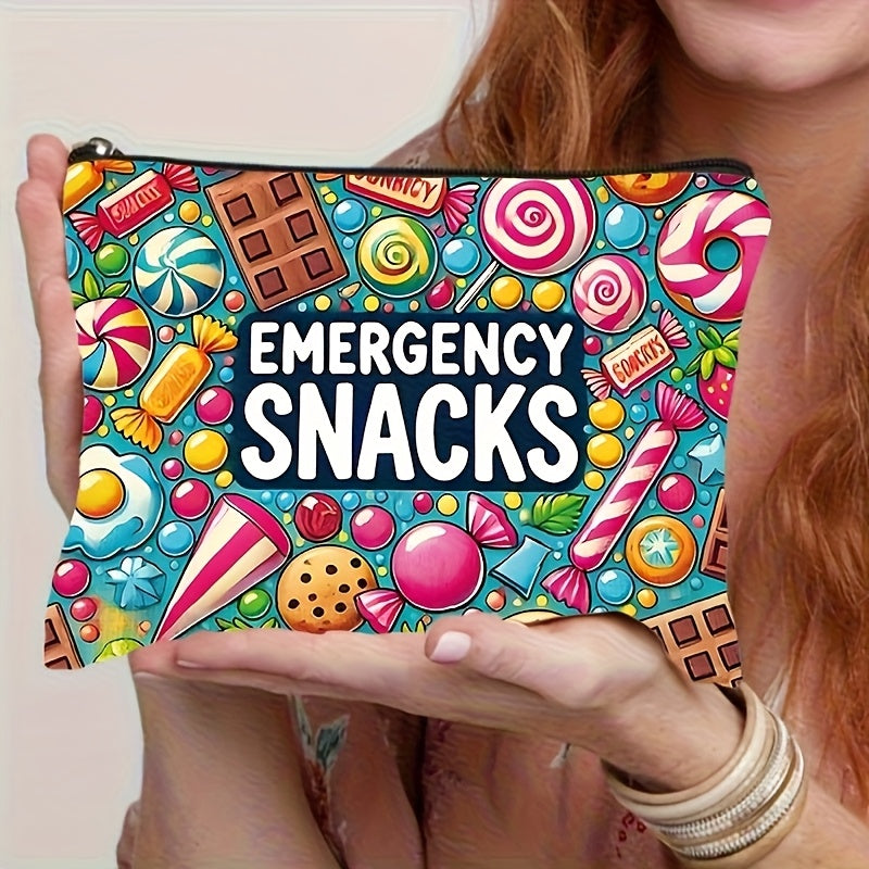 Mini Emergency Snacks Bag – Portable Zippered Pouch for On-the-Go