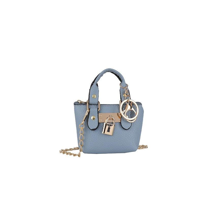 Mini Korean Handbag – Detachable Crossbody Shoulder Bag with Zipper