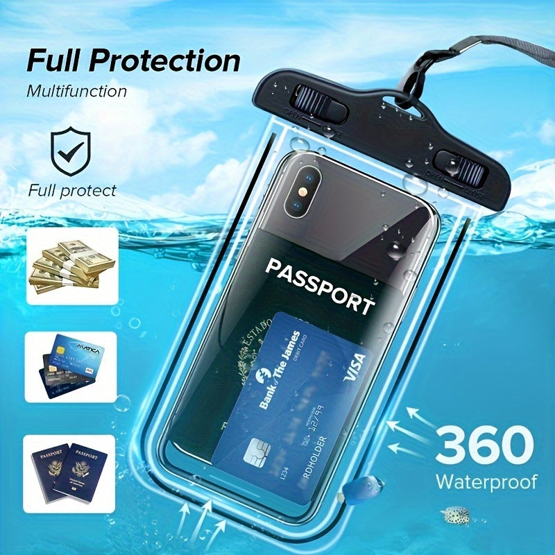 Mini Universal Waterproof Phone Pouch – PVC Case for iPhone & Android