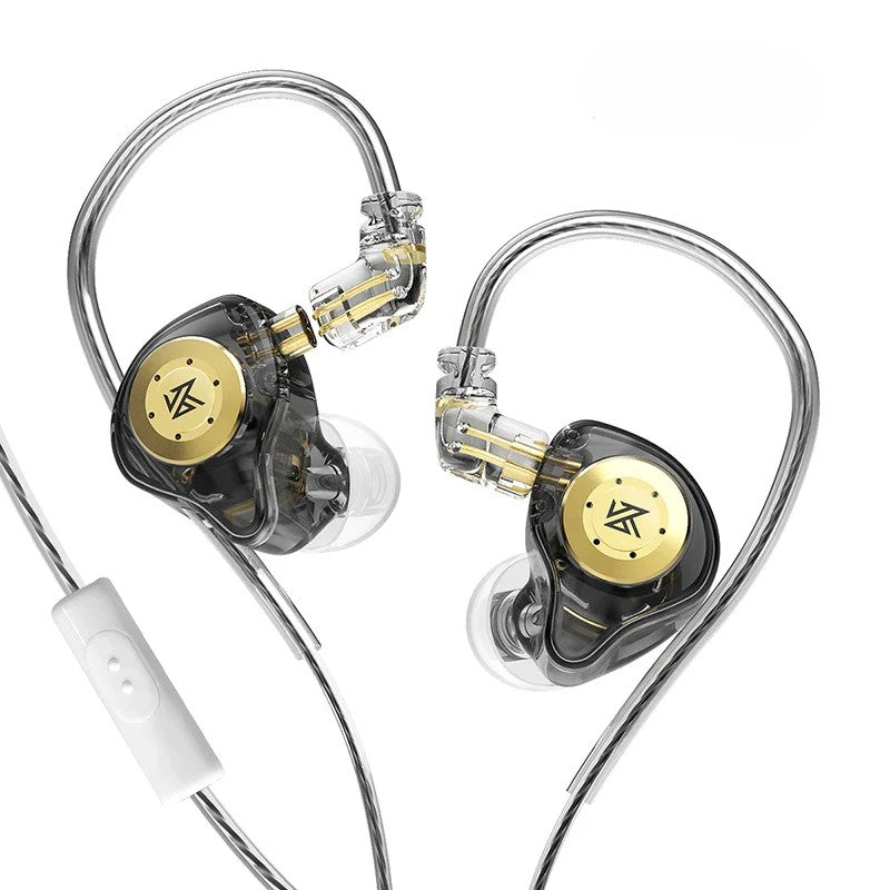KZ EDX Pro In-Ear Earphones - HiFi Wired Earbuds with Detachable Cable