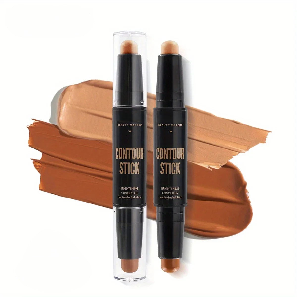 Contour stick shade 03 with medium highlight and deep dark-brown contour ends