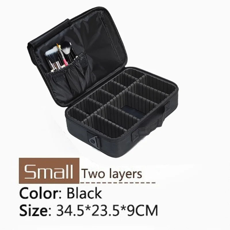 Professional Travel Cosmetic Bag – High‑Quality Oxford Makeup Case for Artists & Daily Beauty