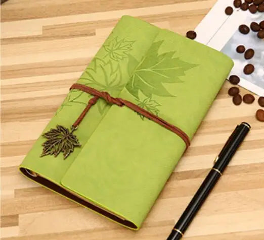 Vintage Travelers Notebook – A5/A6/A7 Leather Journal for Writers, Sketching & Daily Notes