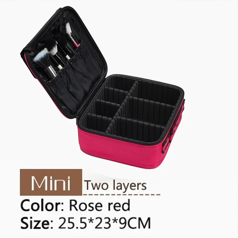 Professional Travel Cosmetic Bag – High‑Quality Oxford Makeup Case for Artists & Daily Beauty