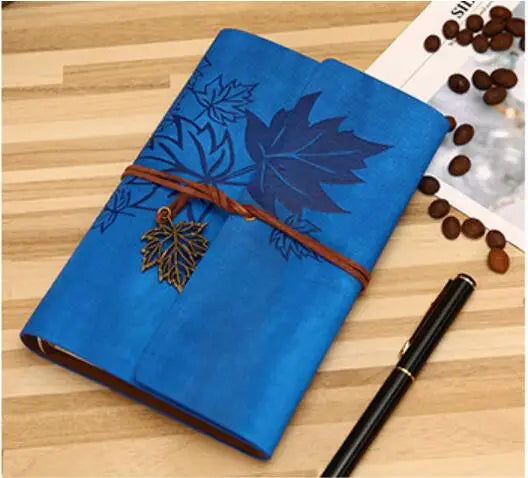 Vintage Travelers Notebook – A5/A6/A7 Leather Journal for Writers, Sketching & Daily Notes