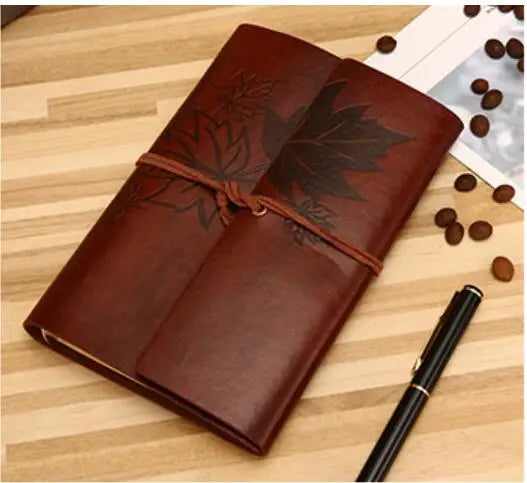 Vintage Travelers Notebook – A5/A6/A7 Leather Journal for Writers, Sketching & Daily Notes