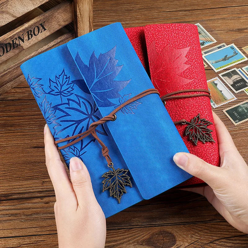 Vintage Travelers Notebook – A5/A6/A7 Leather Journal for Writers, Sketching & Daily Notes