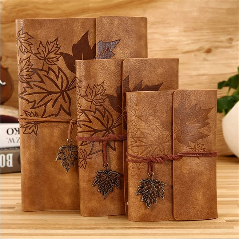 Vintage Travelers Notebook – A5/A6/A7 Leather Journal for Writers, Sketching & Daily Notes