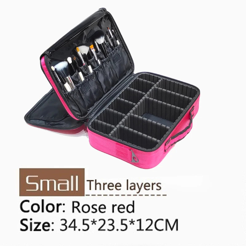 Professional Travel Cosmetic Bag – High‑Quality Oxford Makeup Case for Artists & Daily Beauty