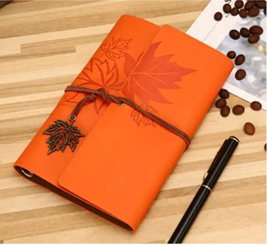 Vintage Travelers Notebook – A5/A6/A7 Leather Journal for Writers, Sketching & Daily Notes