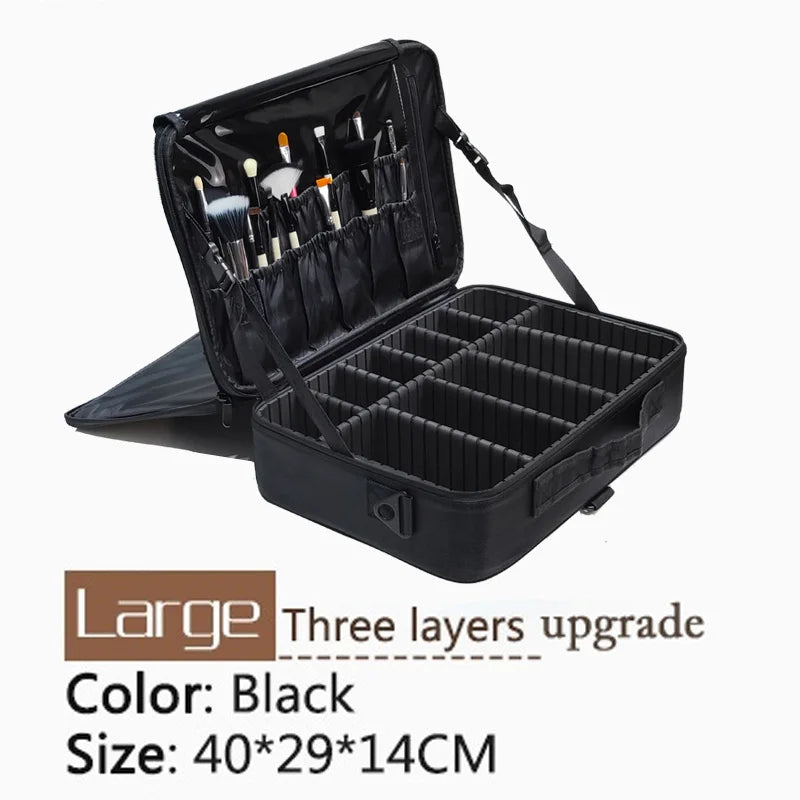 Professional Travel Cosmetic Bag – High‑Quality Oxford Makeup Case for Artists & Daily Beauty