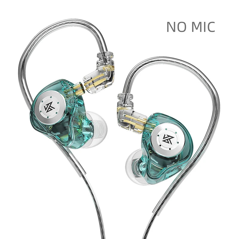 KZ EDX Pro In-Ear Earphones - HiFi Wired Earbuds with Detachable Cable