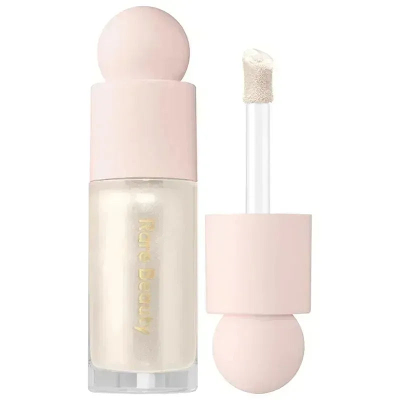 Rare Beauty Highlight Powder Luminizer Liquid Shiny with Mirror Moisturizing Lip Glaze Smooth Lightweight Face Waterproof Makeup