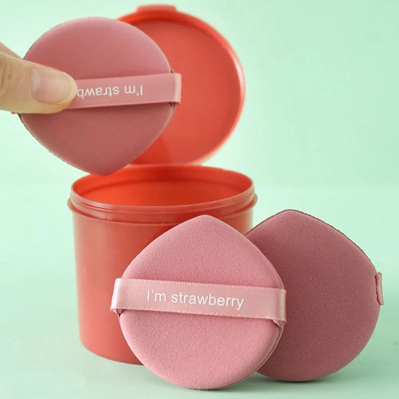 Strawberry Makeup Sponge Set - 7 Pack Double-Sided Beauty Blender Puffs