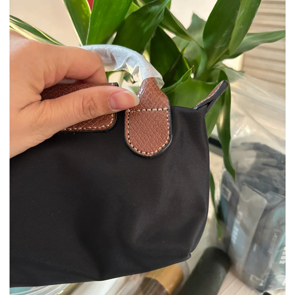 Mini Dumpling Bag - Y2K Nylon Crossbody Phone Bag | Waterproof Shoulder Purse
