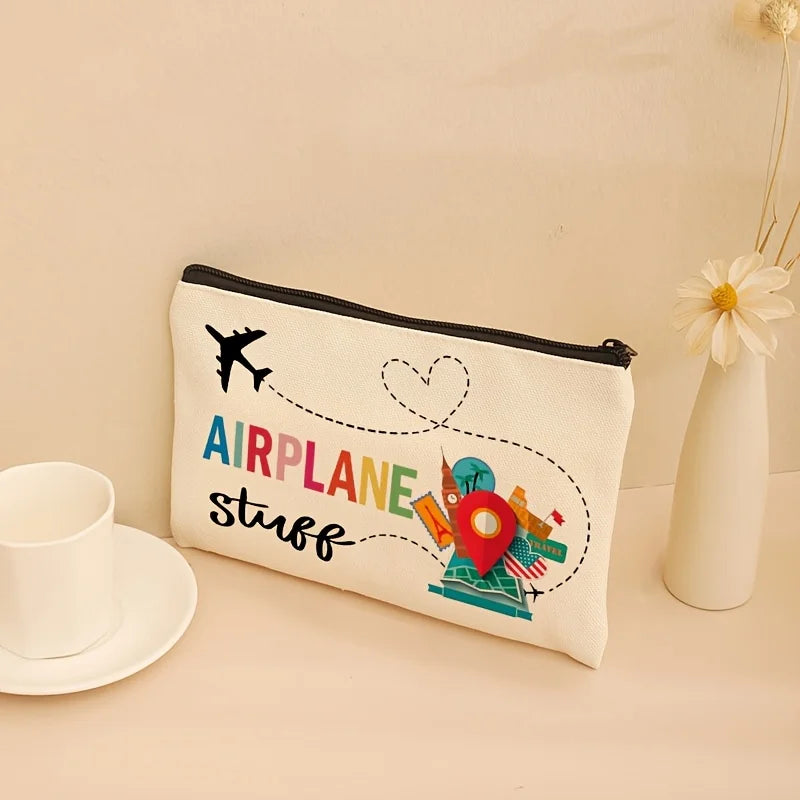 Mini Travel Makeup Bag - Cute Multifunctional Cosmetic & Jewelry Organizer Pouch