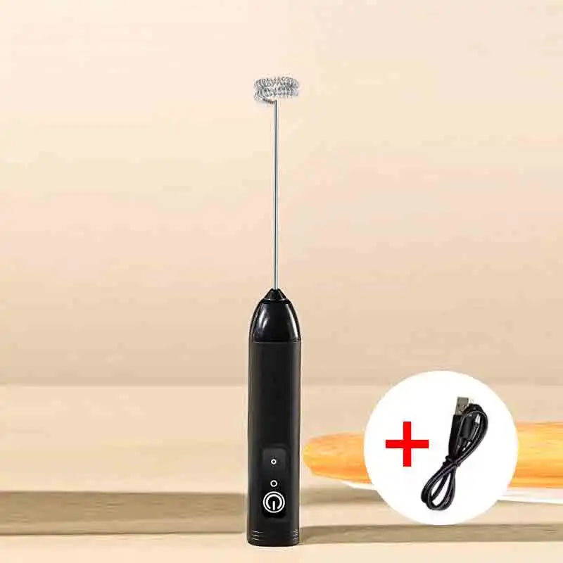 Mini Electric Blender & Milk Frother for Kitchen Use