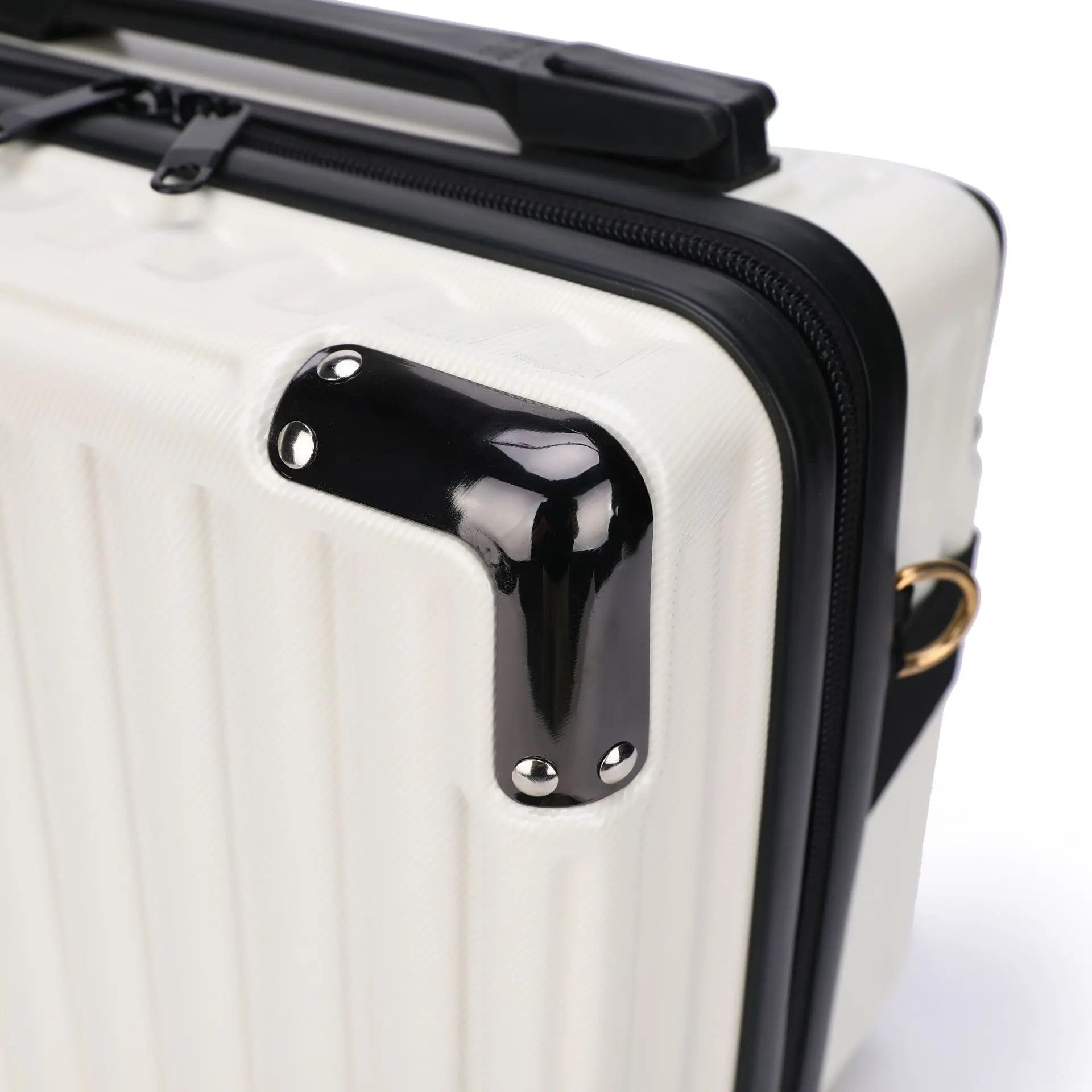 Mini Silver Travel Backpack - 14 Inch Laptop Bag with Shoulder Strap