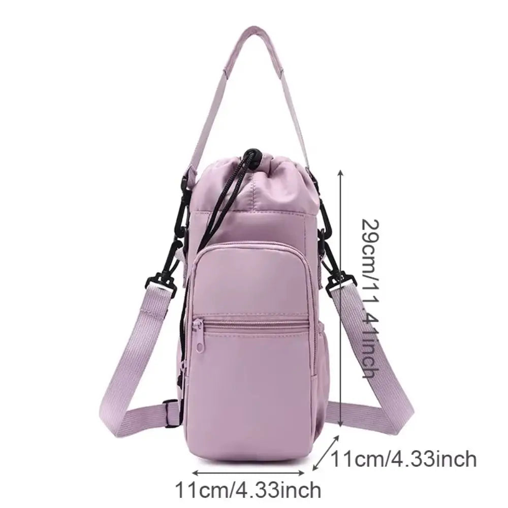 Size reference for the insulated bottle bag