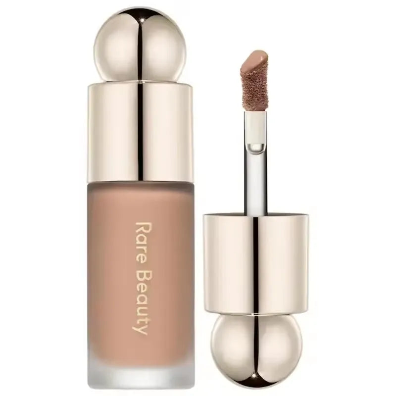 Rare Beauty Highlight Powder Luminizer Liquid Shiny with Mirror Moisturizing Lip Glaze Smooth Lightweight Face Waterproof Makeup