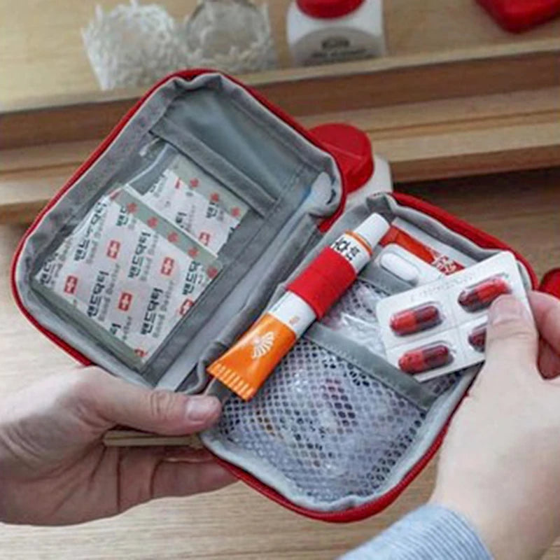 Mini Portable First Aid Kit – Compact Emergency Essentials for Home, Car, Travel