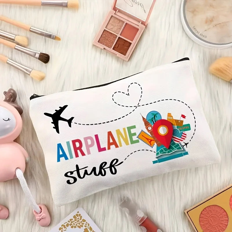Mini Travel Makeup Bag - Cute Multifunctional Cosmetic & Jewelry Organizer Pouch