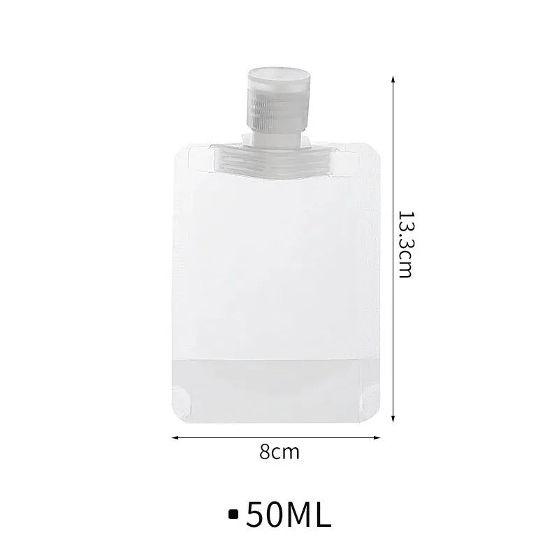Mini Travel Bottles Set - 10-Piece Refillable Cosmetic Containers for Shampoo, Lotion & Skincare (30ml)