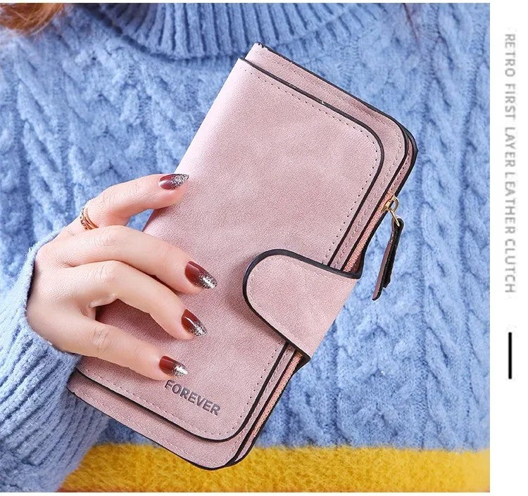 Heart‑Shaped Paw & Butterfly Wallet – Cute Card & Coin Purse