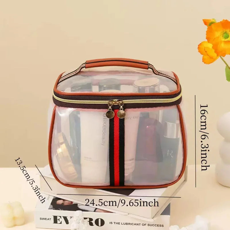 Portable Luxury Toiletry Bag – Transparent, Waterproof & Travel‑Ready