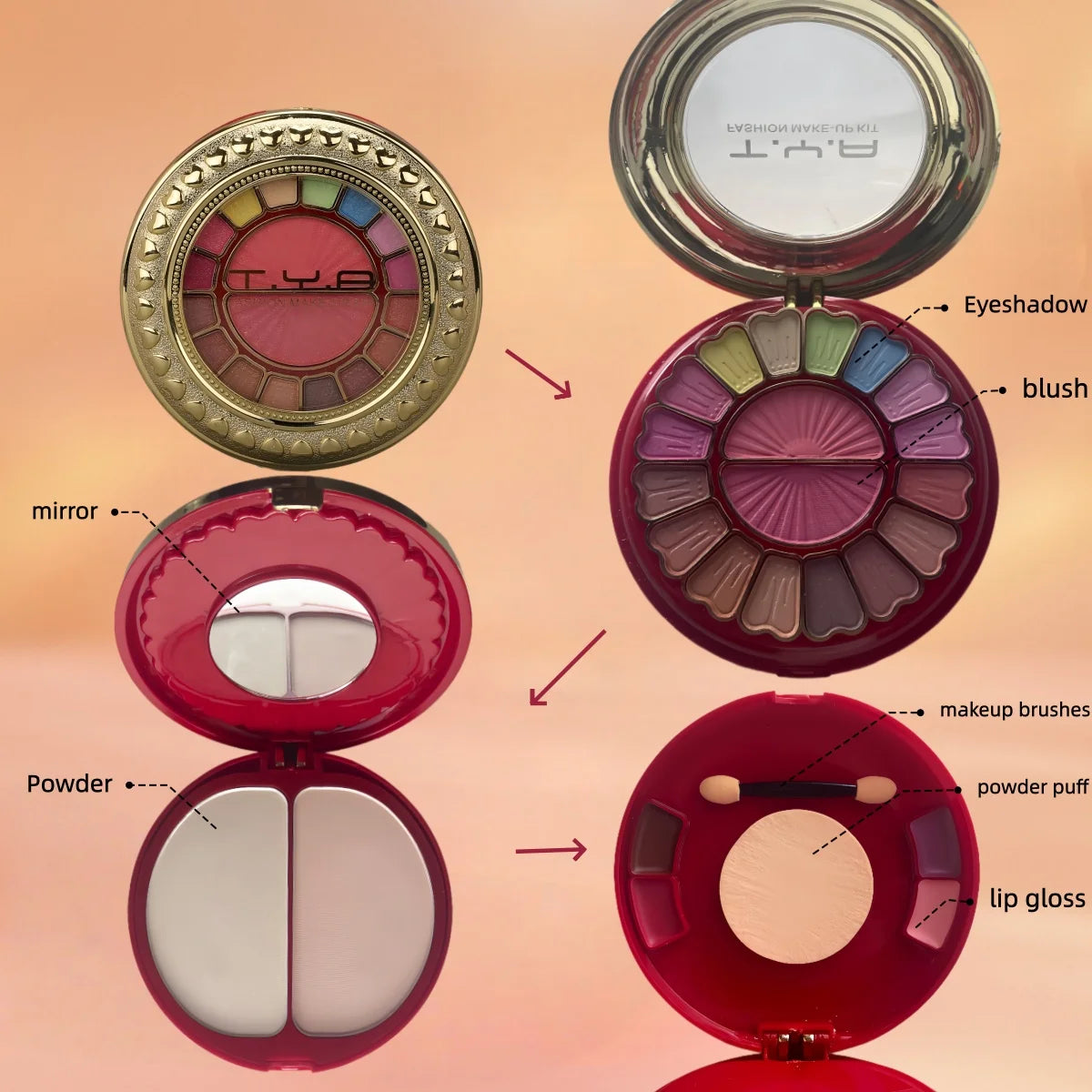 Ultimate 24‑Color Professional Makeup Palette Gift Box