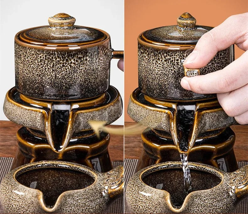 8‑Piece Mystic Kung Fu Tea Set – Exquisite Bone China Tea Ceremony