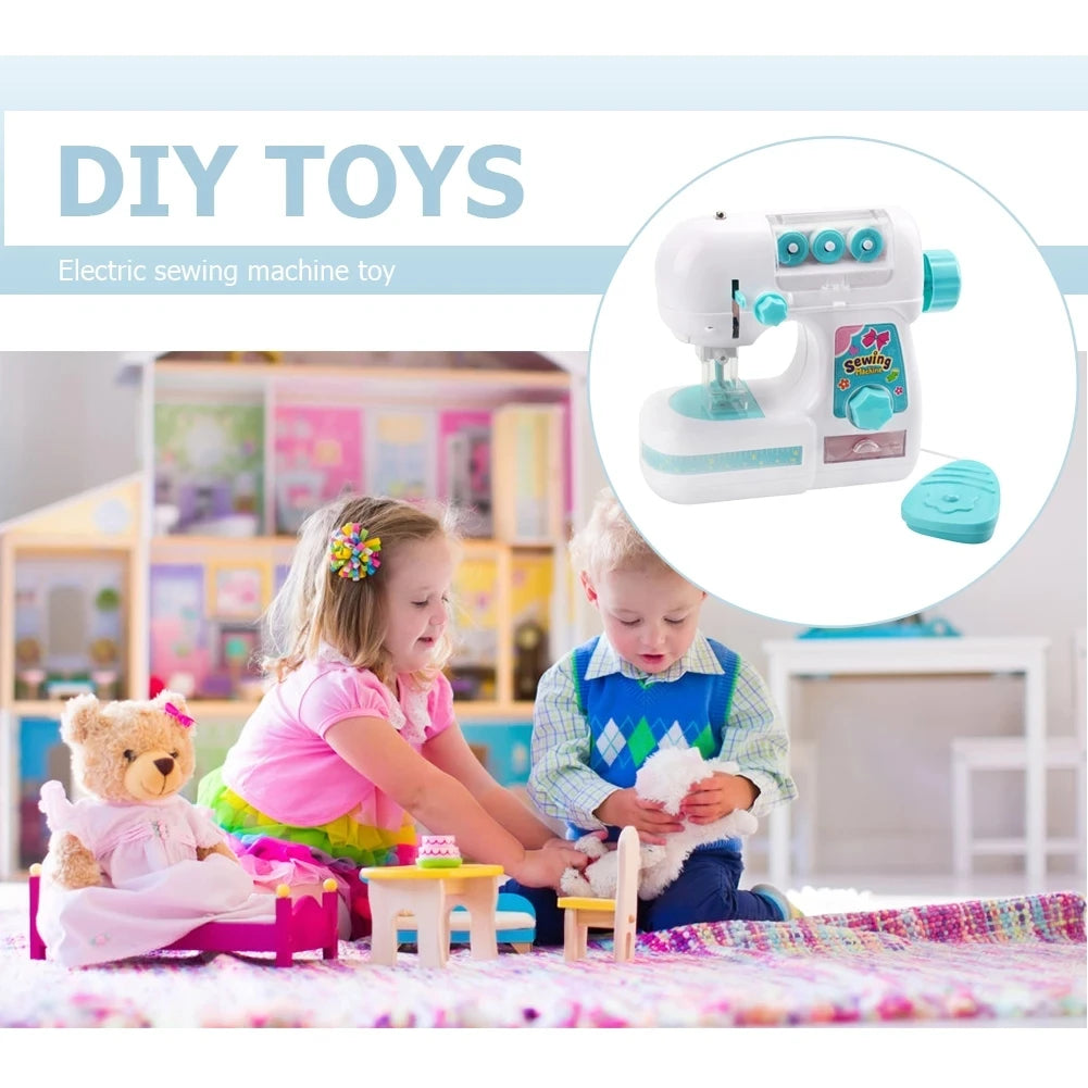 Mini Electric Sewing Machine Toy - Educational Activity Play