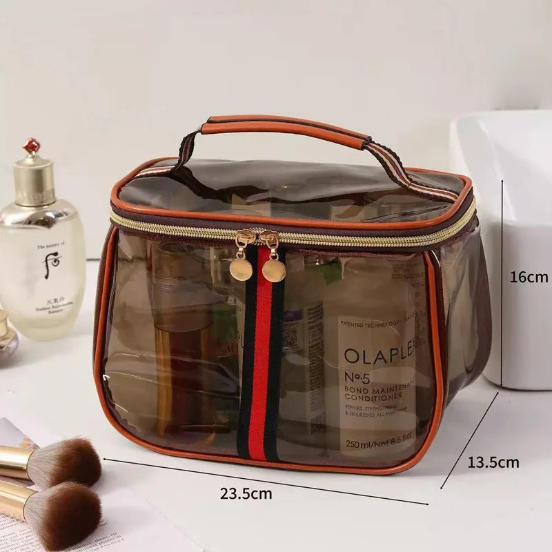 Portable Luxury Toiletry Bag – Transparent, Waterproof & Travel‑Ready
