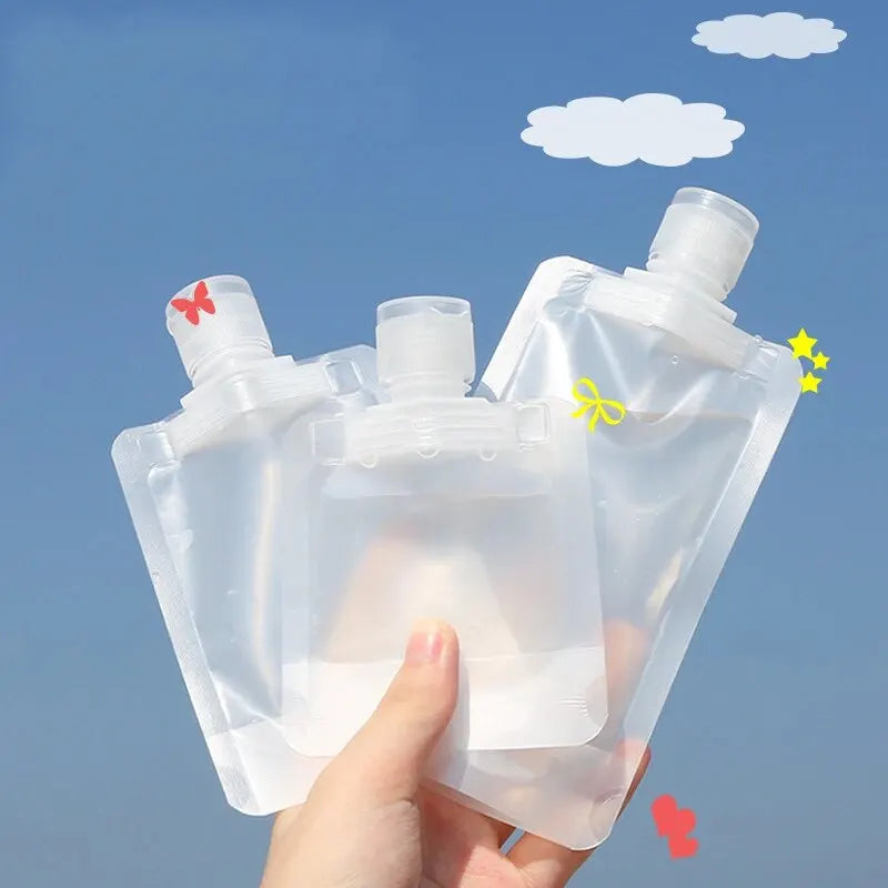 Mini Travel Bottles Set - 10-Piece Refillable Cosmetic Containers for Shampoo, Lotion & Skincare (30ml)