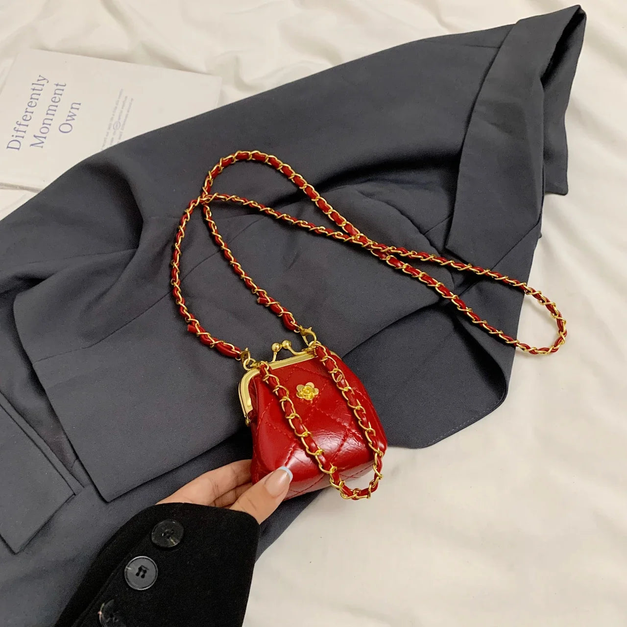 Mini Crossbody Bag - Compact Designer Shoulder Bag for Travel & Everyday