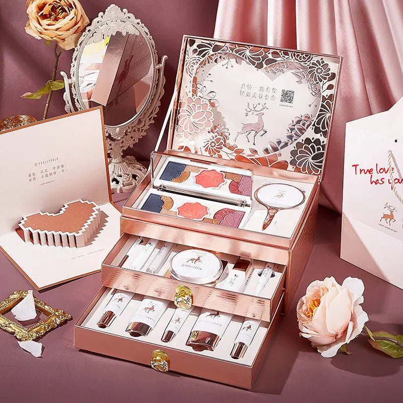 Oriental Beauty Treasure Box – 20‑Piece Complete Makeup Set