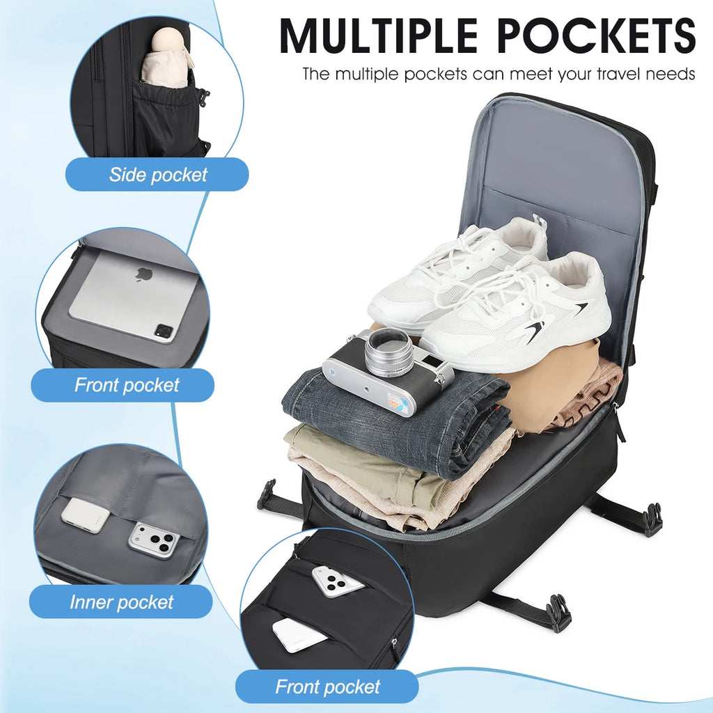 Compression Travel Bag – Large Capacity Foldable Lightweight Boarding Bag