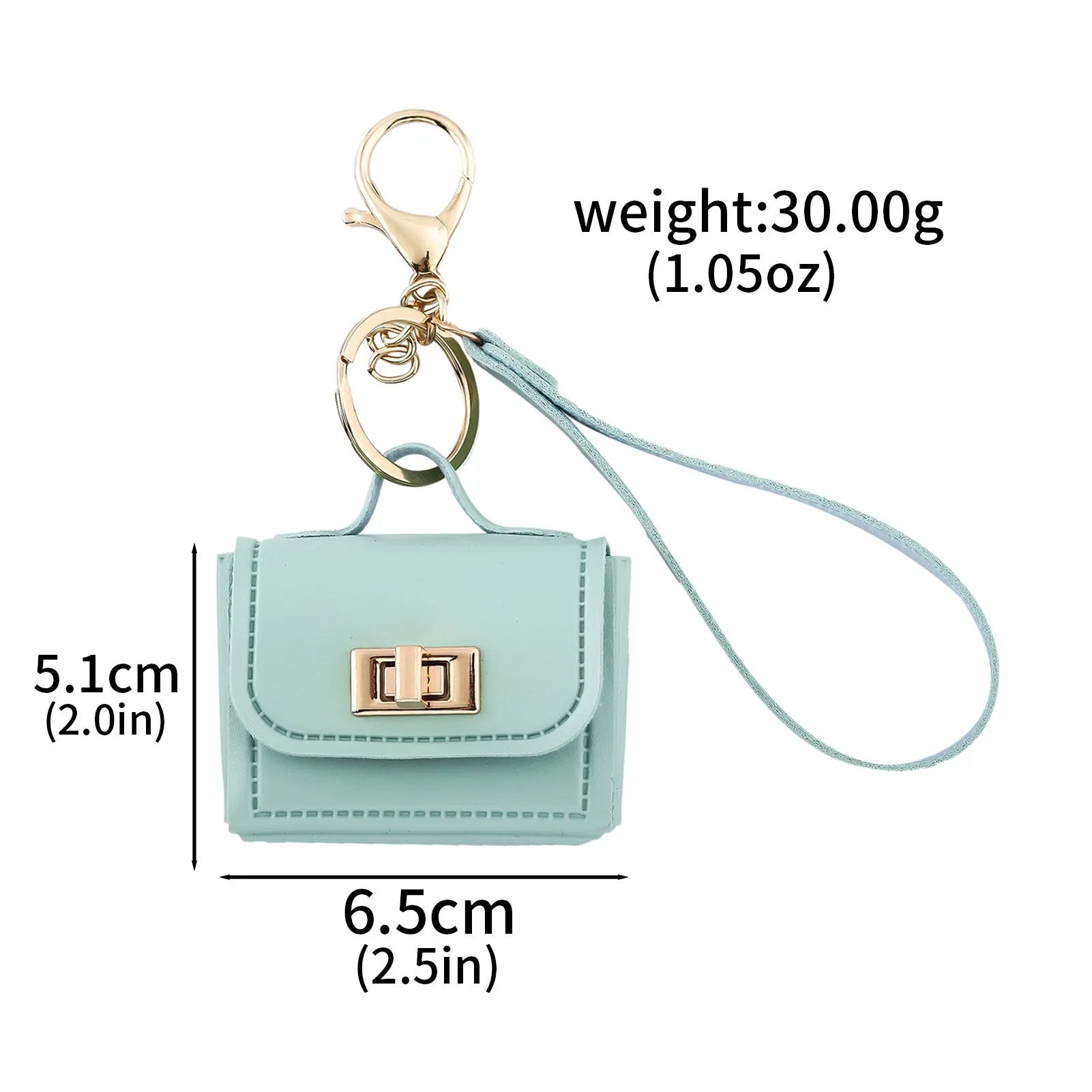 Korea Cute Mini Bag Charm Keychain – Kawaii Colourful Pendant for Keys, Key Fob & Earbuds