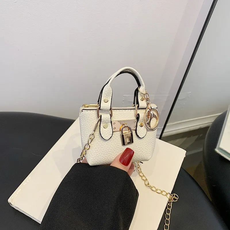 Mini Square Crossbody Bag - Compact Shoulder Bag for Women